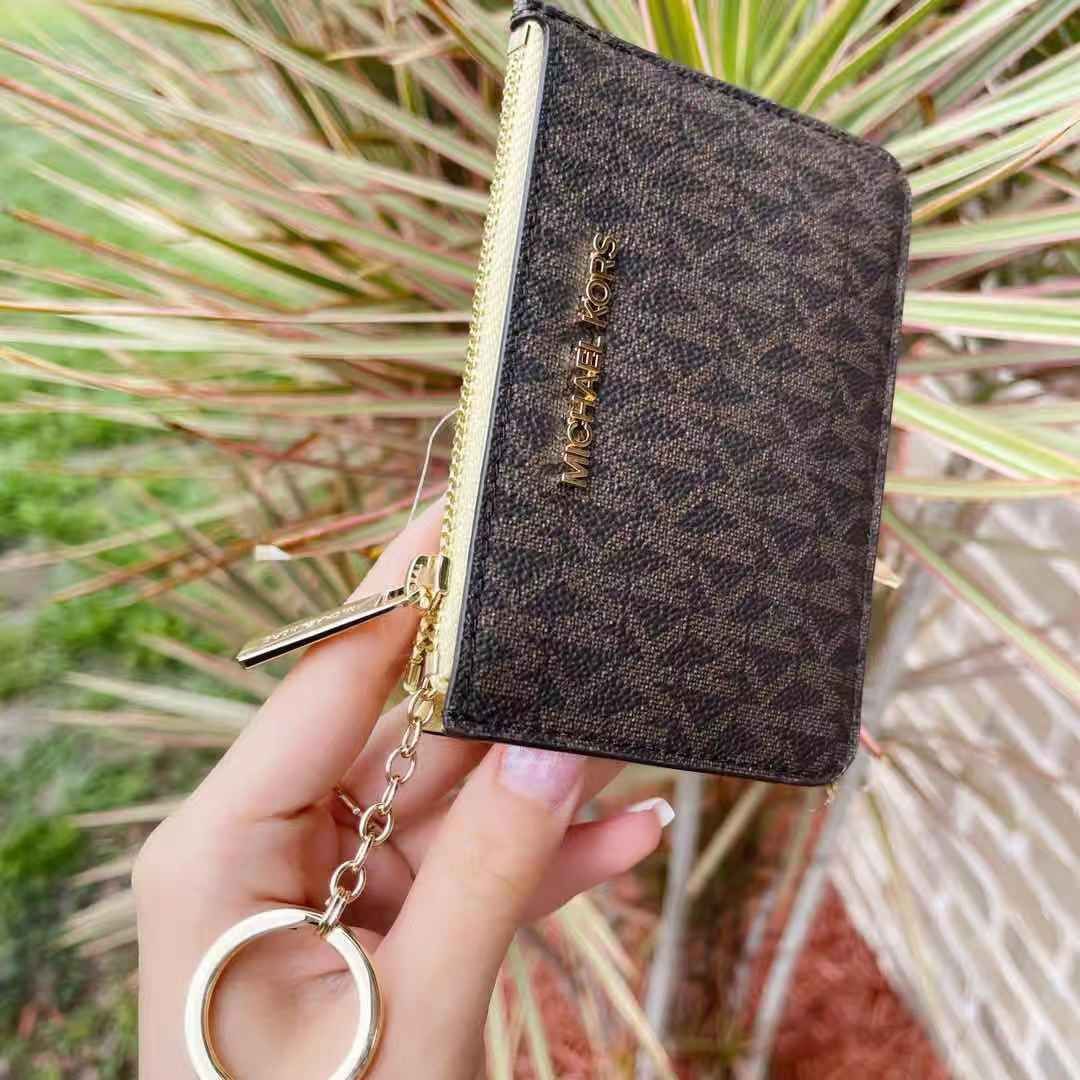 Id Card Michael Kors Key Wallet Michael Kors Key Ring Zip Coin