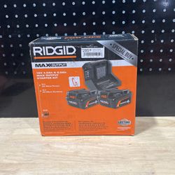 RIDGID 18V 6.0 Ah and 4.0 Ah MAX Output Lithium-Ion Batteries