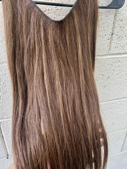 HALO Hair Extensions - 22 Inches, Brown