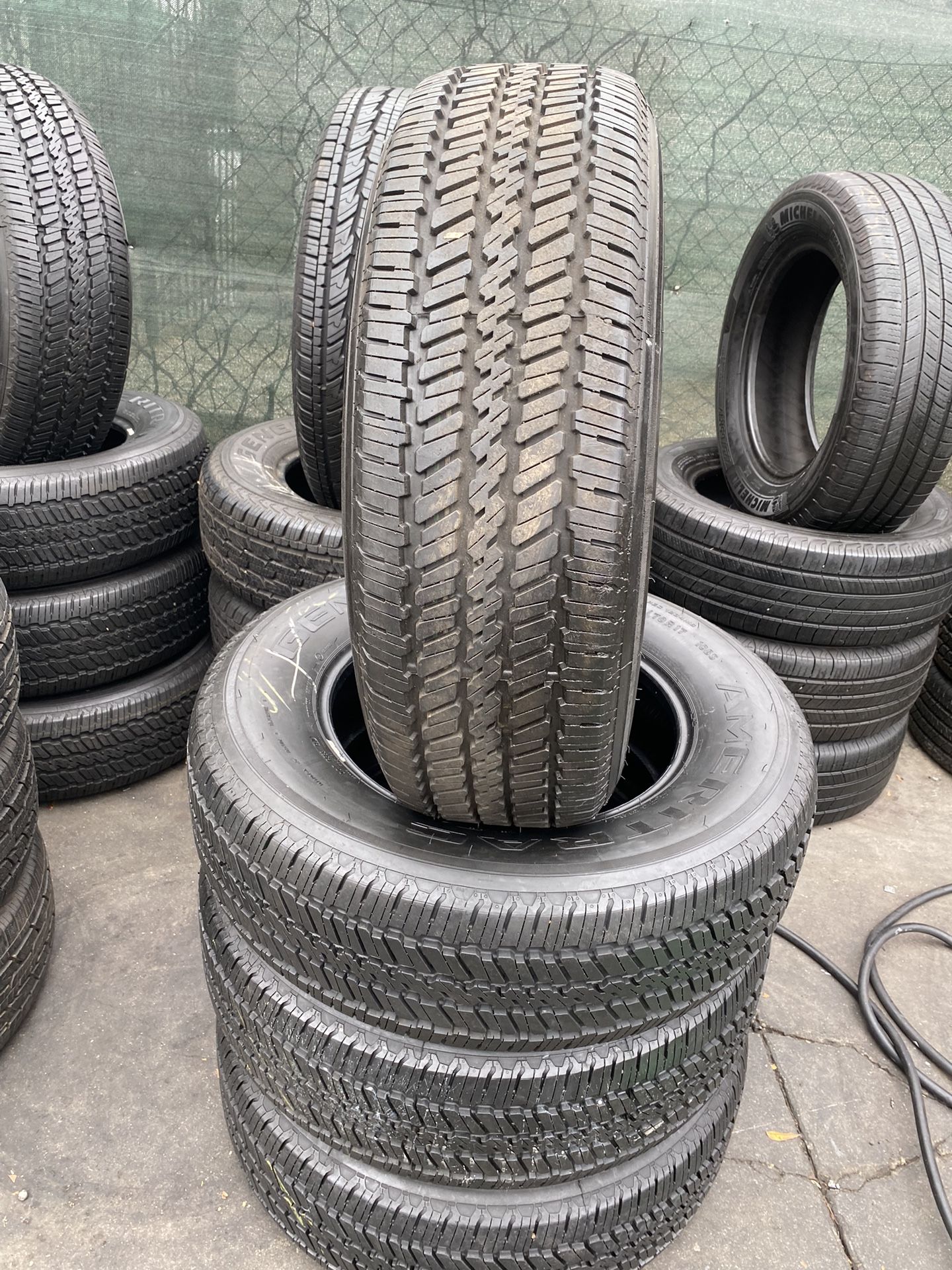 245/70/17 General Semi New Tires 