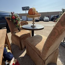 2 Chairs & Table $35