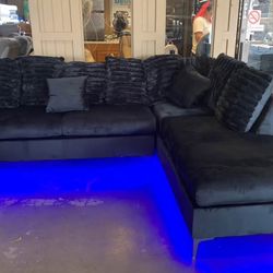 Black sectional