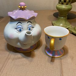 Beauty And The Beast Tea Pot Set