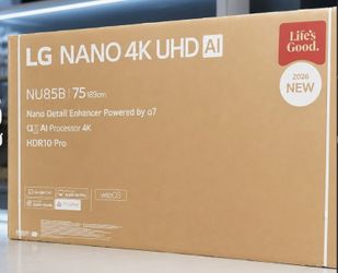 LG 75 Inch Nano NU85B Series Smart 4k Tv