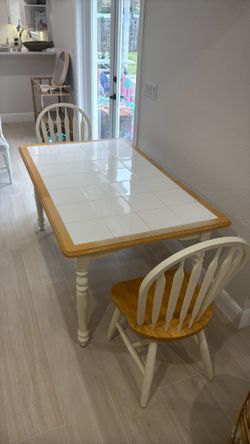 Table and chairs