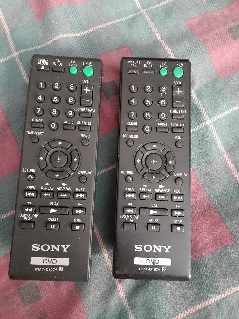 SONY REMOTES