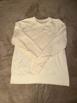 Cream Crew Neck Sweatshirt