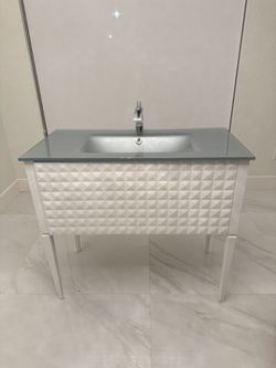 Bathroom Vanity & Faucet