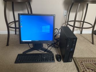 Lenovo Desktop Computer W/Windows 10 Pro & Lifetime Office 500HDD 4gb Ram WiFi (Fast)