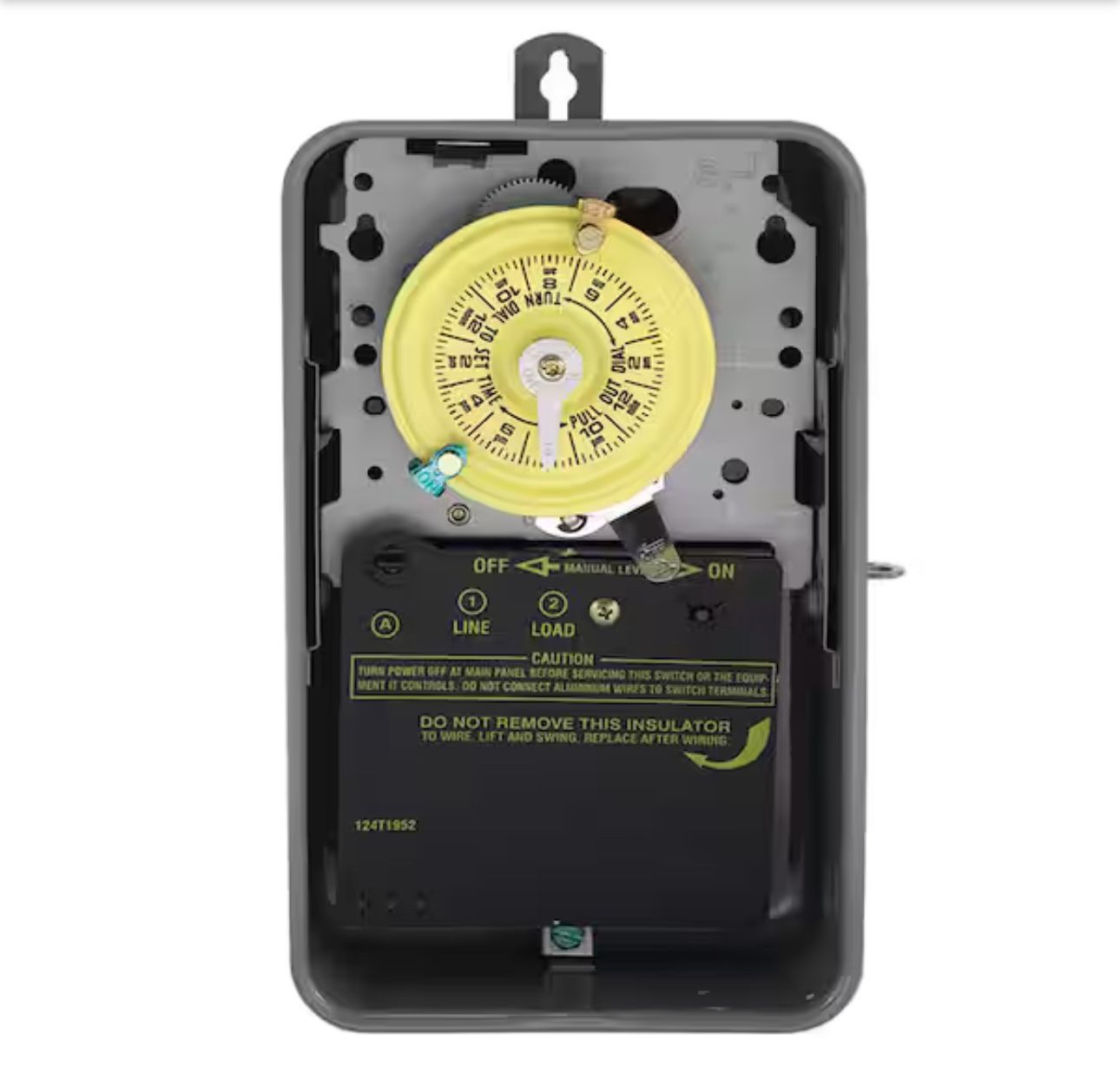 T100 Series 40 Amp 125V 24-Hour SPST Mechanical Time Switch with Outdoor Enclosure