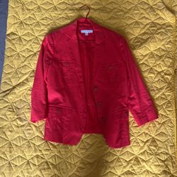 Red Womens blazer
