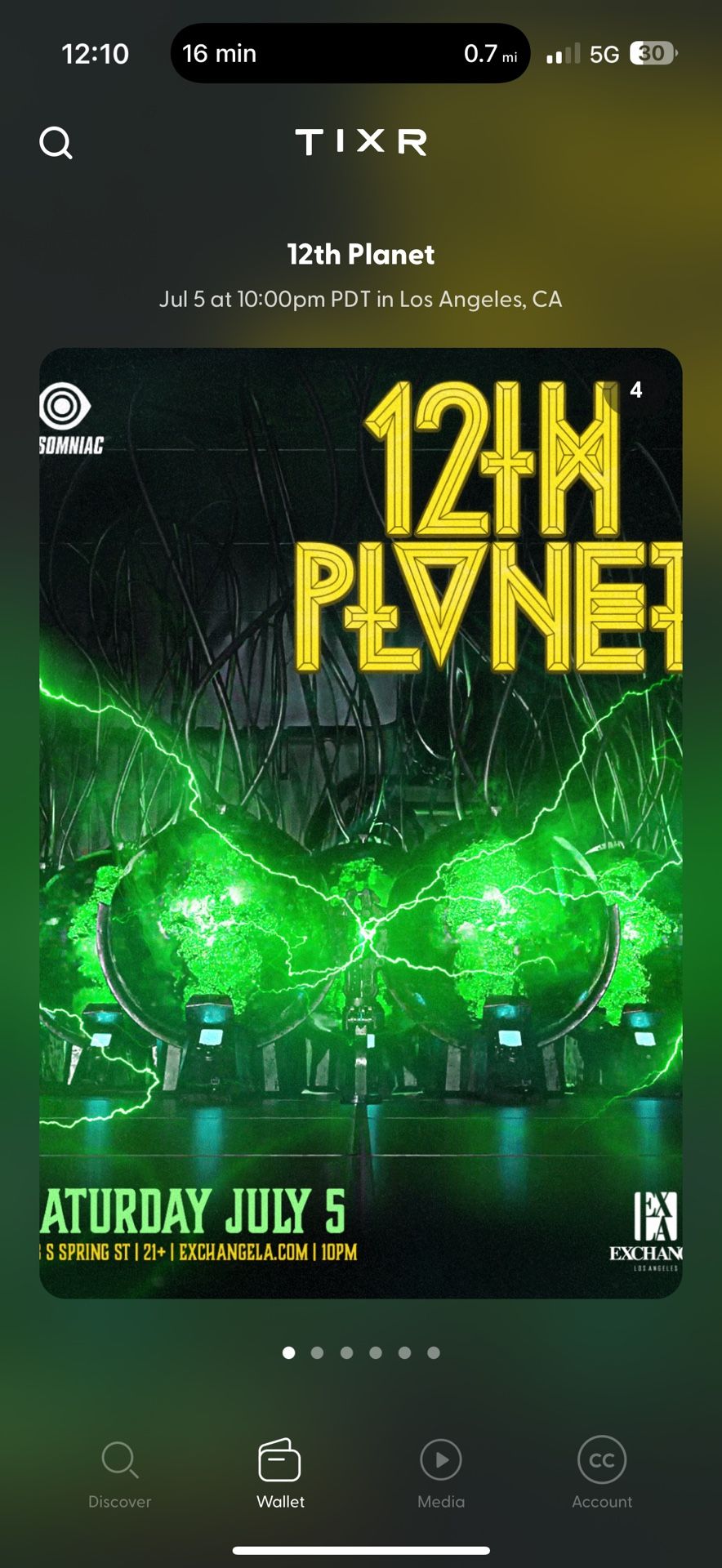 12th Planet Exchange LA 7/4 Fri