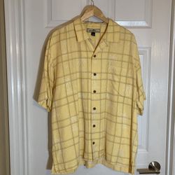 Tommy Bahama Silk Shirt SZ L New ! Original Price 150$