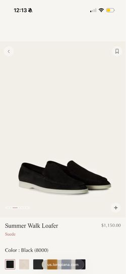 Loro Piana Summer Walk Loafer Suede