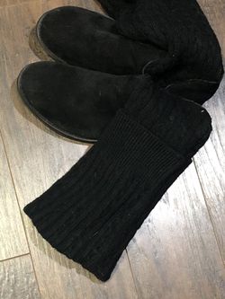 Muk Luk Sweater Boots Sz 10