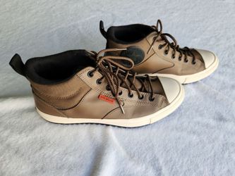 Converse Chuck Taylor All Star Malden Street Mid Waterproof Brown Sz 11.5