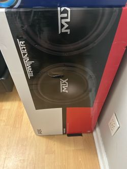 MTX Dual 12” Subwoofer w/ 1500W Amp & Wiring Kit - Brand New