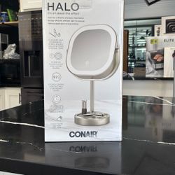 Halo Rechargeable Cordless Design Led Lighting Mirror