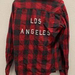 ARIZONA JEAN CO. ®️ LOS ÁNGELES - PLAID BUTTON UP / FLANNEL