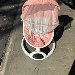 BabyBond Baby Swings for Infants, Bluetooth Infant Swing