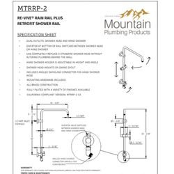 mountain plumbing mtrrp rain rail plus