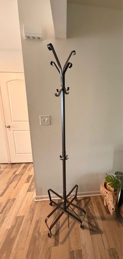 Freestanding Coat Rack – Entryway Organizer