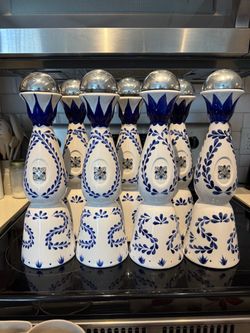 Clase Azul Reposado Tequila Empty Ceramic Bottles