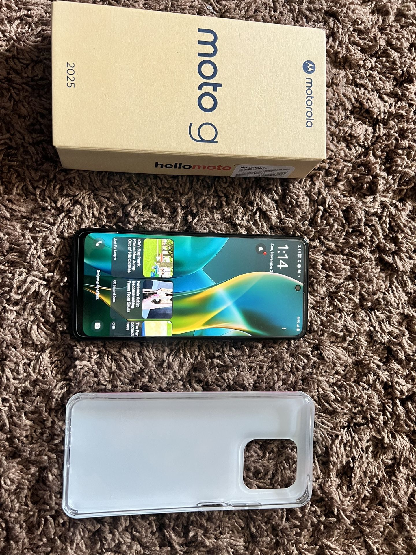Motorola Moto G 2025 – 128GB – Black – Like New – $120 OBO – T-Mobile/Metro