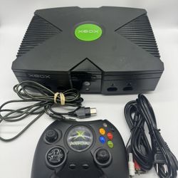 Microsoft Original OG XBox Console w/ OEM Controller Tested Works