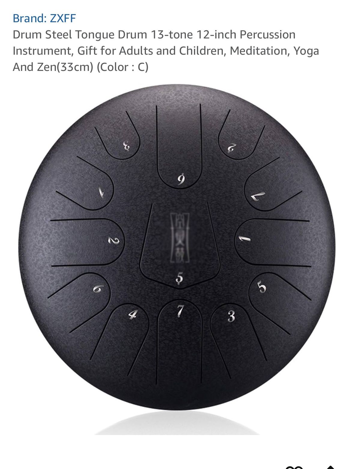 Drum 13-tone 12-inch Steel Tongue Drum Percussion Instrument, Steel Drum Kit With Drumsticks/finger Cots