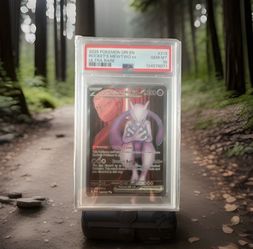 2025 POKEMON EN-SV10 DESTINED RIVALS TEAM ROCKET'S MEWTWO EX 213 PSA 10