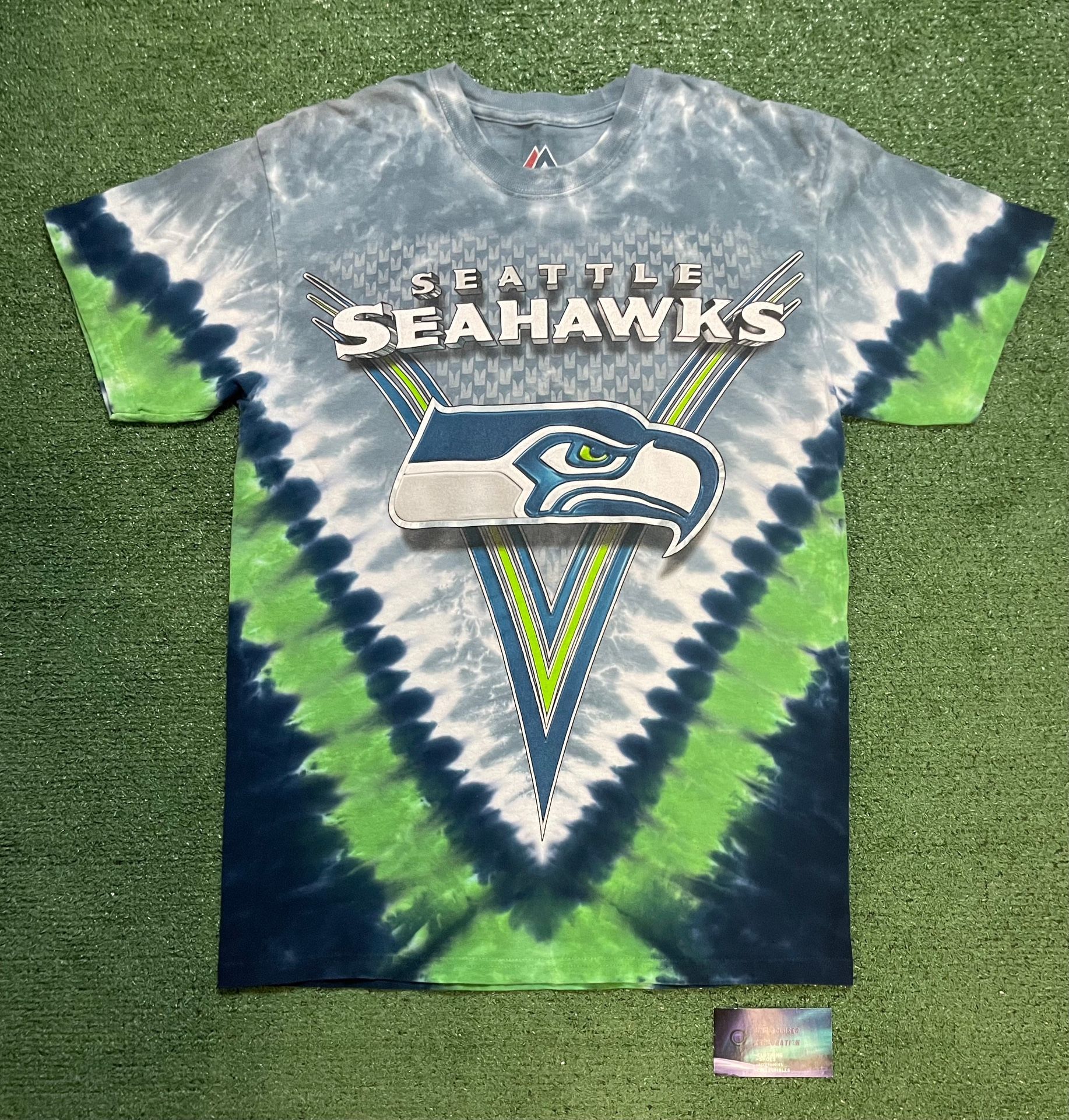 Vintage Seattle Seahawks tie dye tee