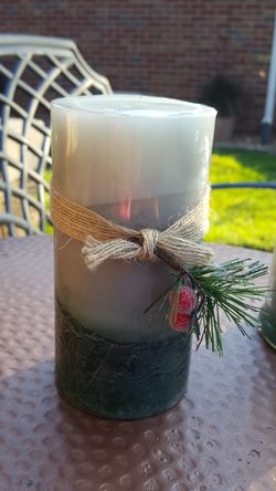 Pier 1 new balsam acent pillar candle