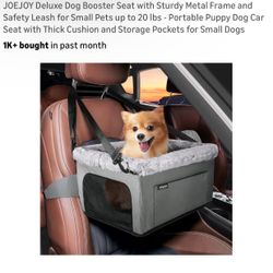 Pet Booster Seat!