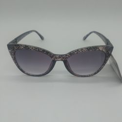 Steve Madden Black Animal Print Sunglasses NWT 