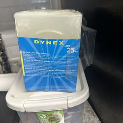 Dynex 25 Pack Cd /dvd Cases 