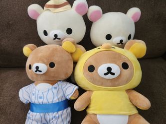 rilakkuma plushies