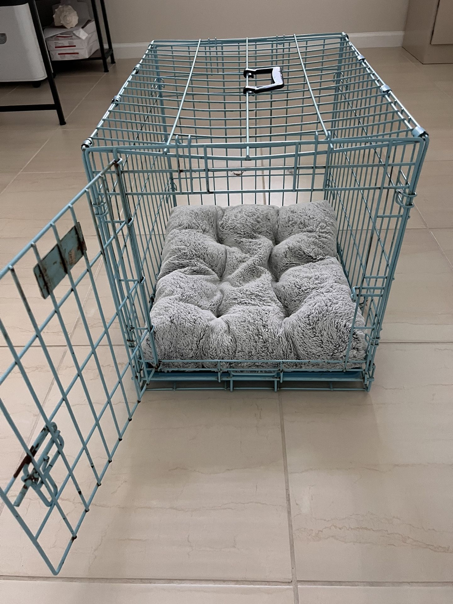 Dog Cage 24” With Bed 