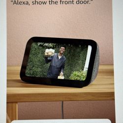 Amazon Echo Show 5 Smart display, Designed for Alexa And Adjustable Stand with USB-C Charging Port