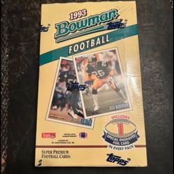 1993 Bowman Football Card Unopened Factory Sealed Box 