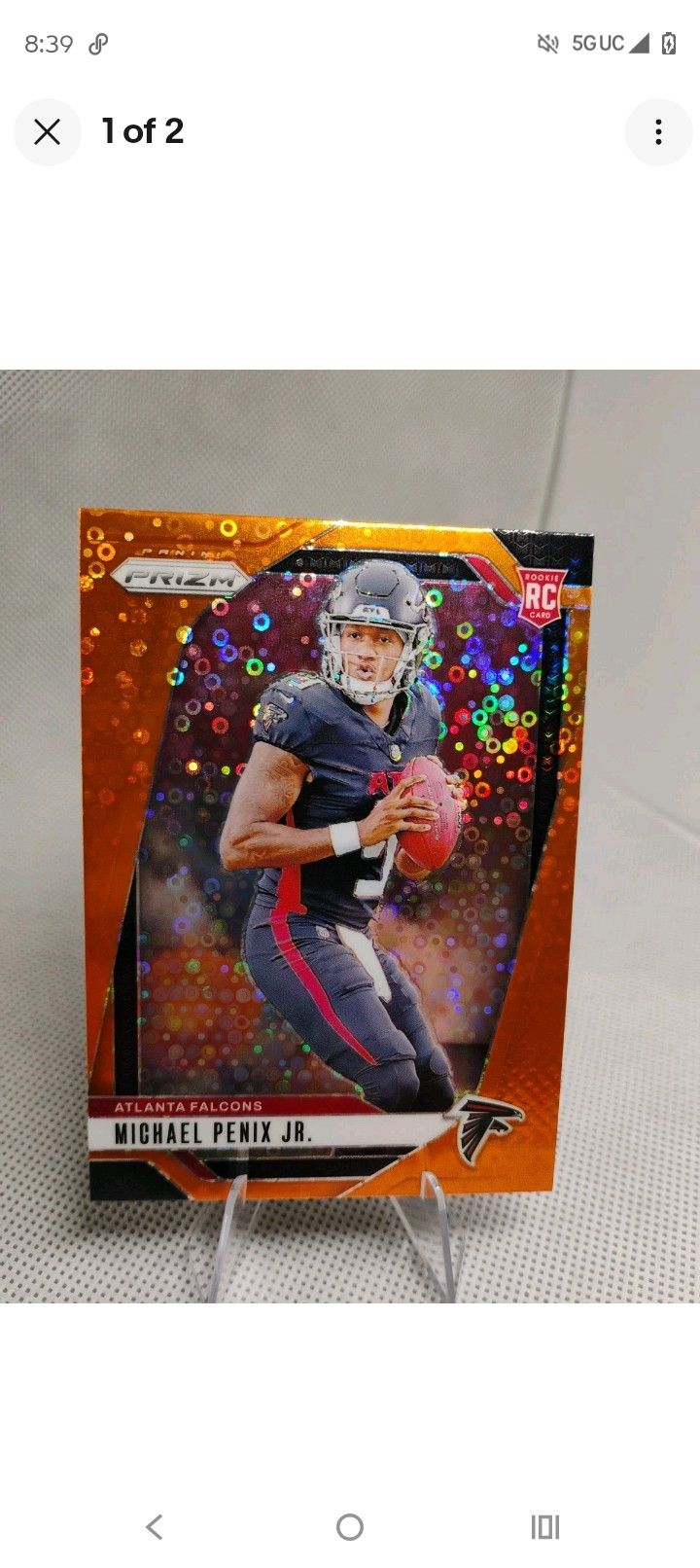 Michael Penix Jr Orange 