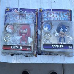 Rare Sonic Adventures Figures 