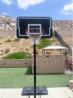 Basketball hoop and stand