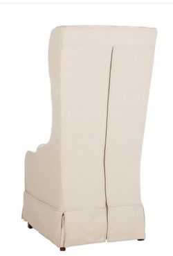 Bacall Natural Cream Cotton Blend Dining Chair