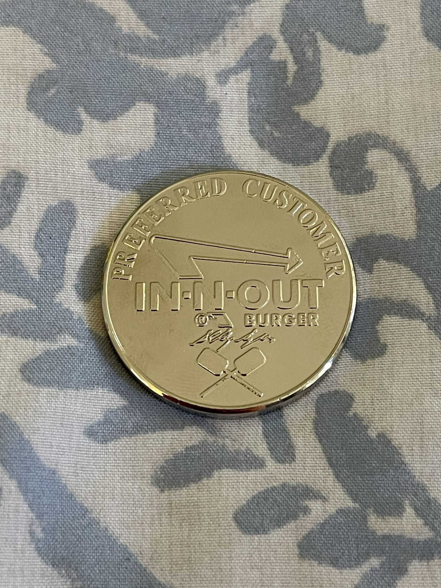 In-N-Out Burger 1997 Preferred Customer Coin