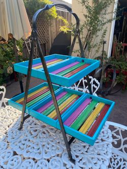 Hand Painted Display Stand