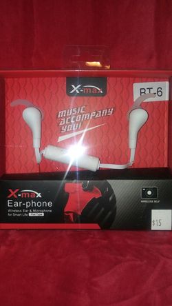 Bluetooth wireless headset ,earphones hear music and answer calls