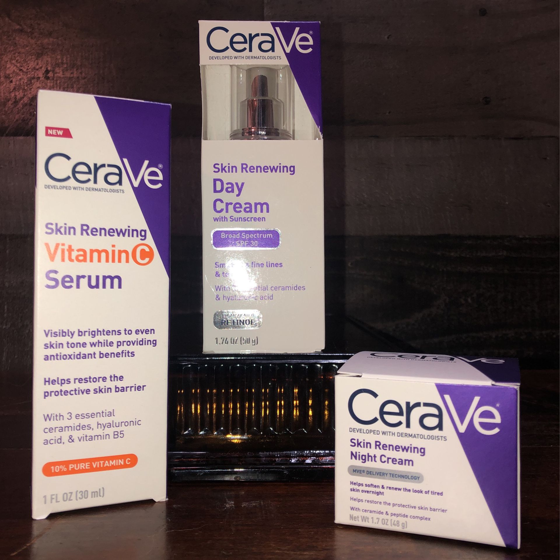 All Brand NEW! 🆕   CeraVe brand Face Care Products - Skin Renewing (((PENDING PICK UP TODAY 5-6pm)))