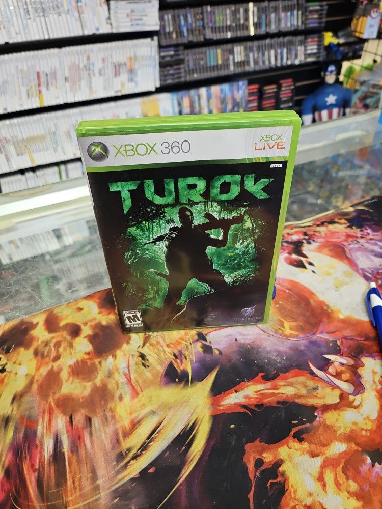Turok Xbox 360 CIB Complete Video Game TESTED WORKS!