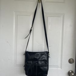 Relic by FOSSIL Black Leather Women’s Shoulder bag/Handbag